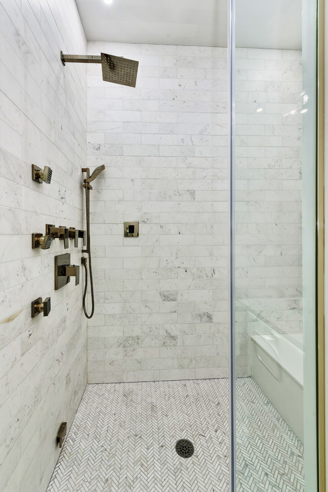 Herringbone tile project