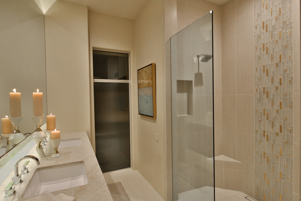 Glass Look tile project