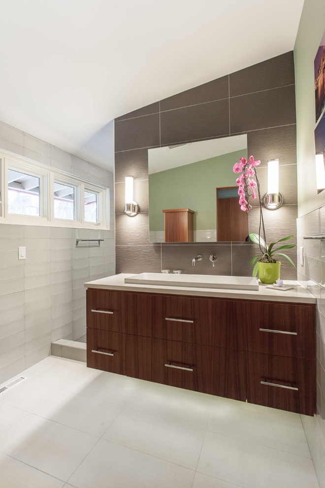 Concrete Look tile project