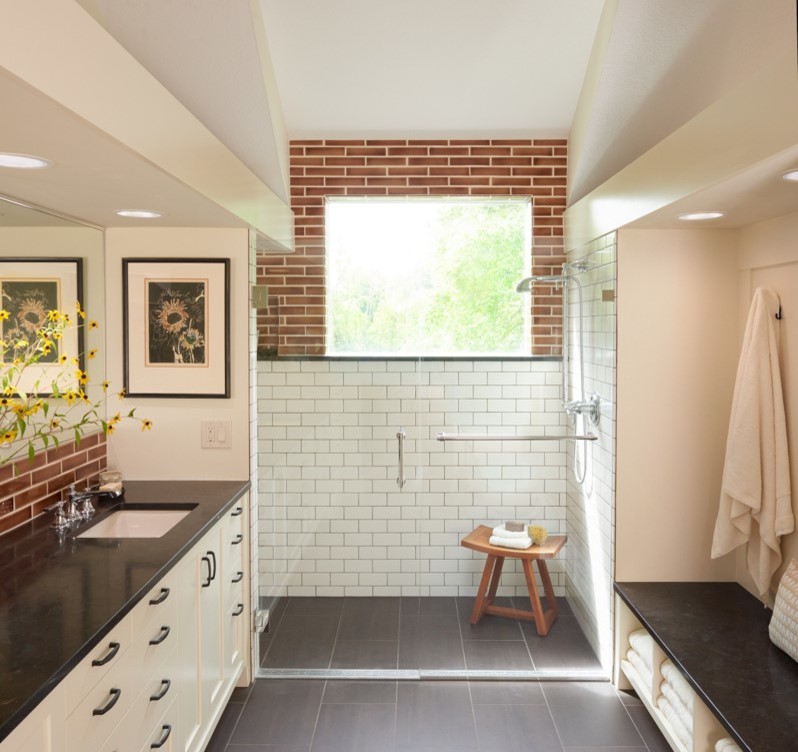Brown tile gallery