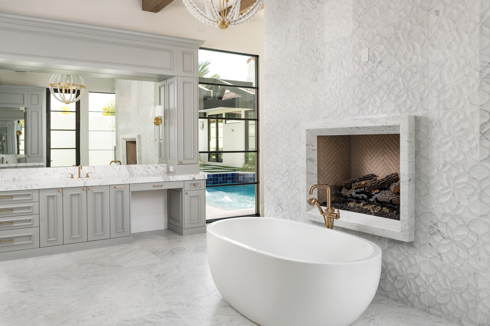 Herringbone tile project