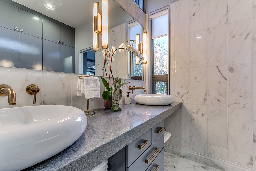 Herringbone tile project