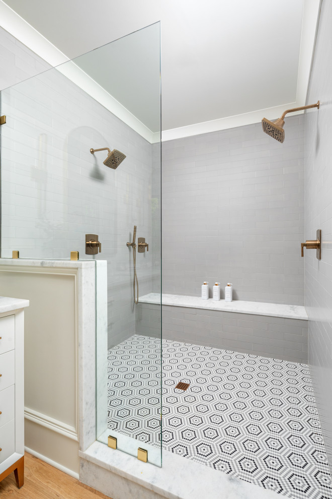 Hexagon Mosaic tile project
