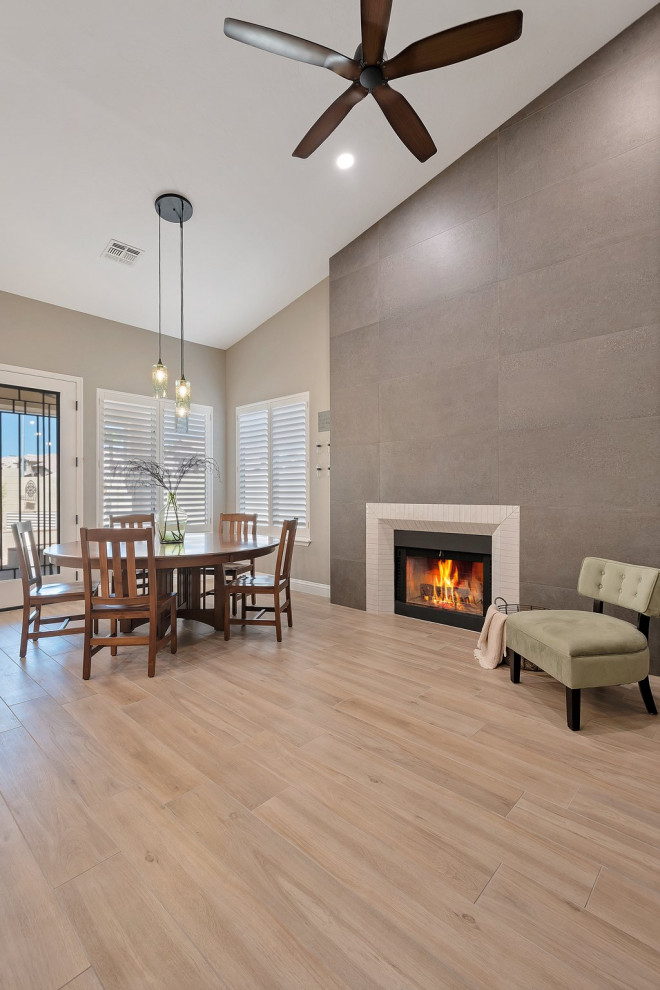 Taupe tile project