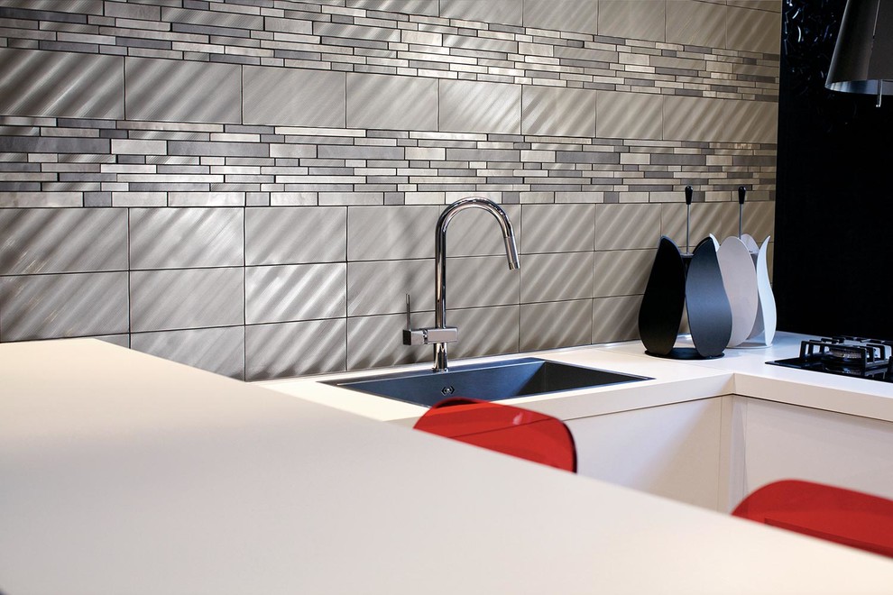Metal Look tile project