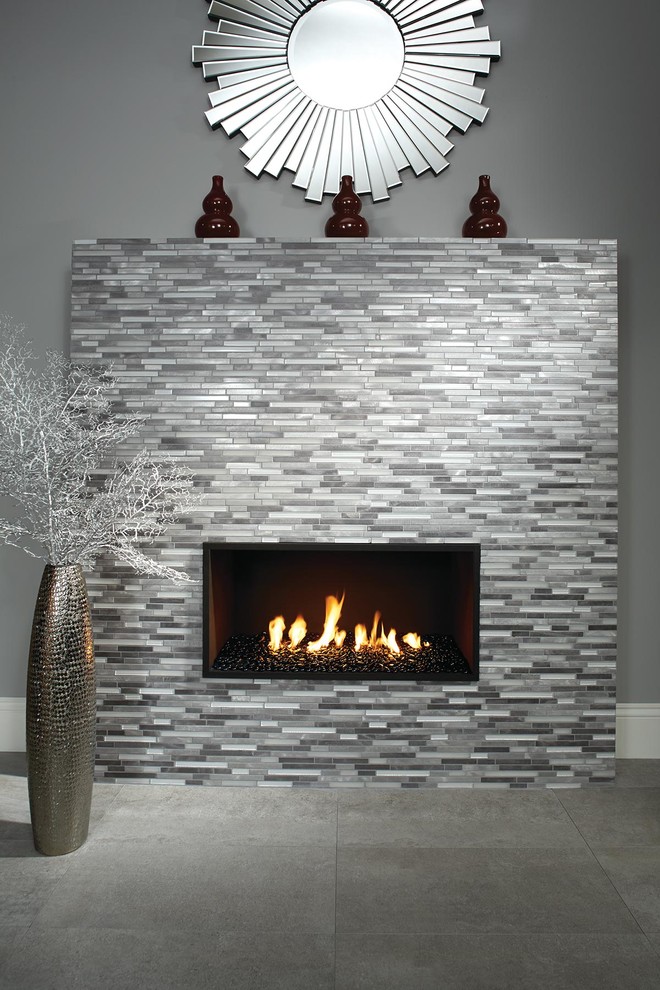 Fireplace tile project