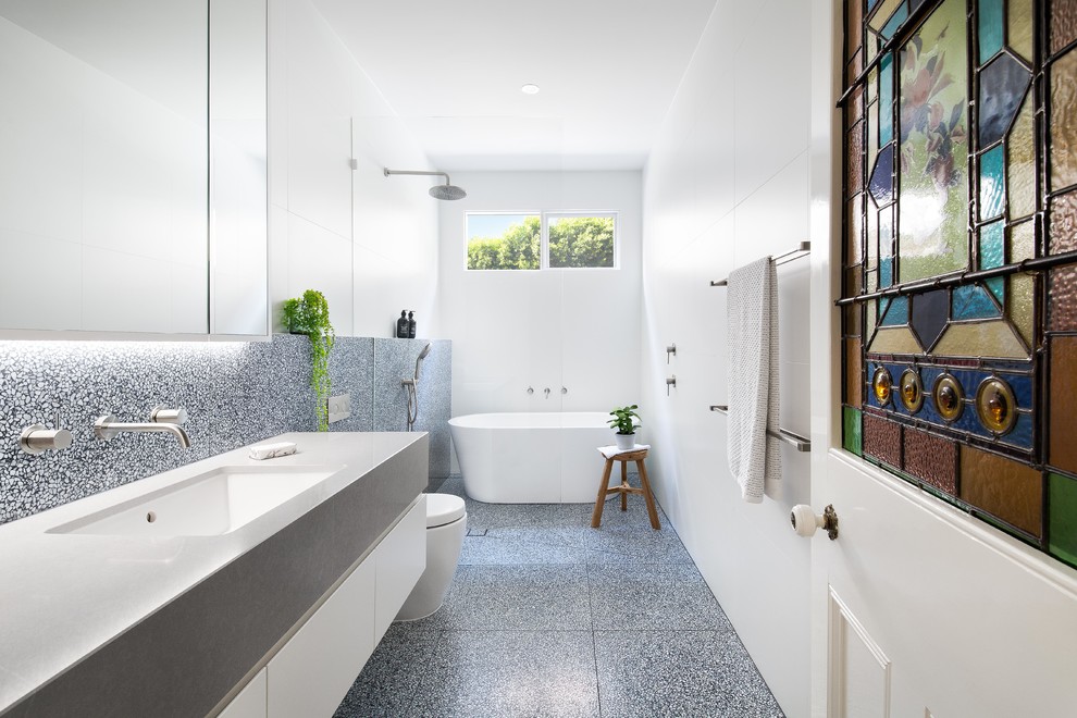 Terrazzo Look tile project