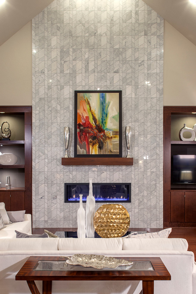 Fireplace tile project