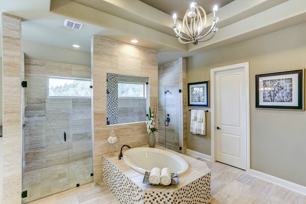 Travertine tile project