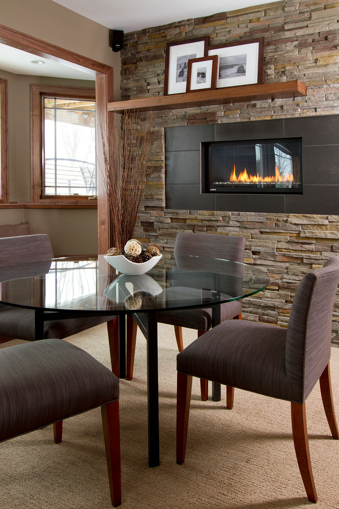 Fireplace tile project