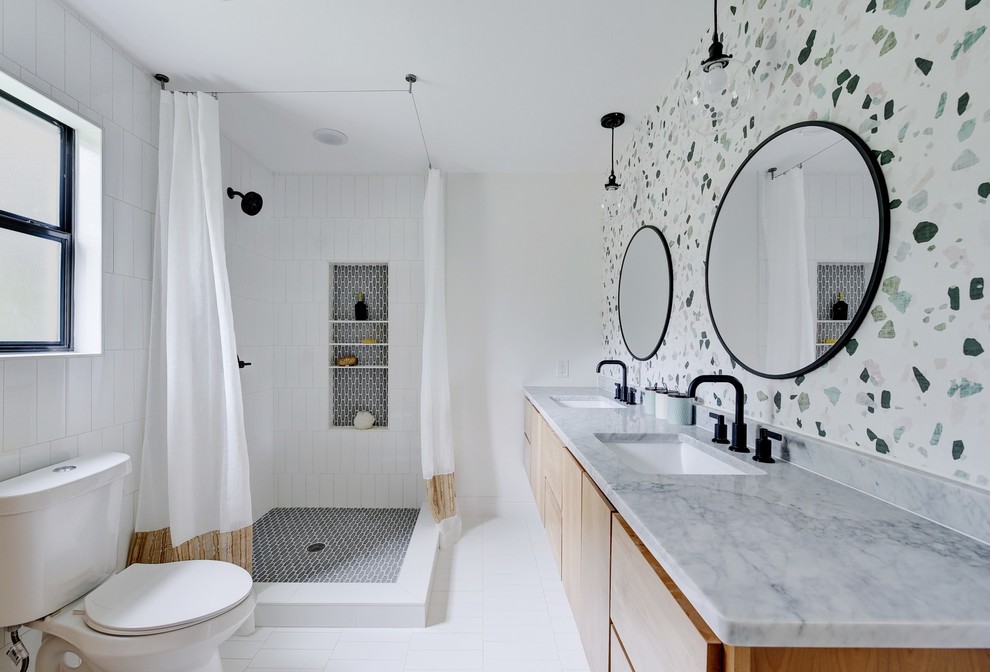 Terrazzo Look tile project