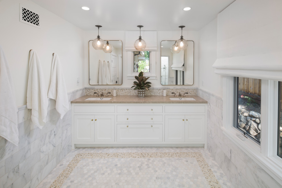 Travertine tile project