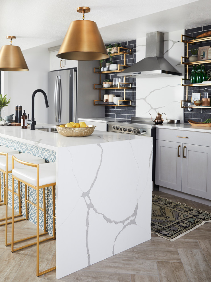 Chevron tile project
