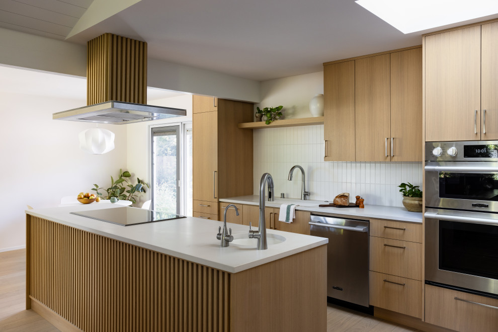 "Cool, Calm, and Collected" Contemporary Kitchen Remodel