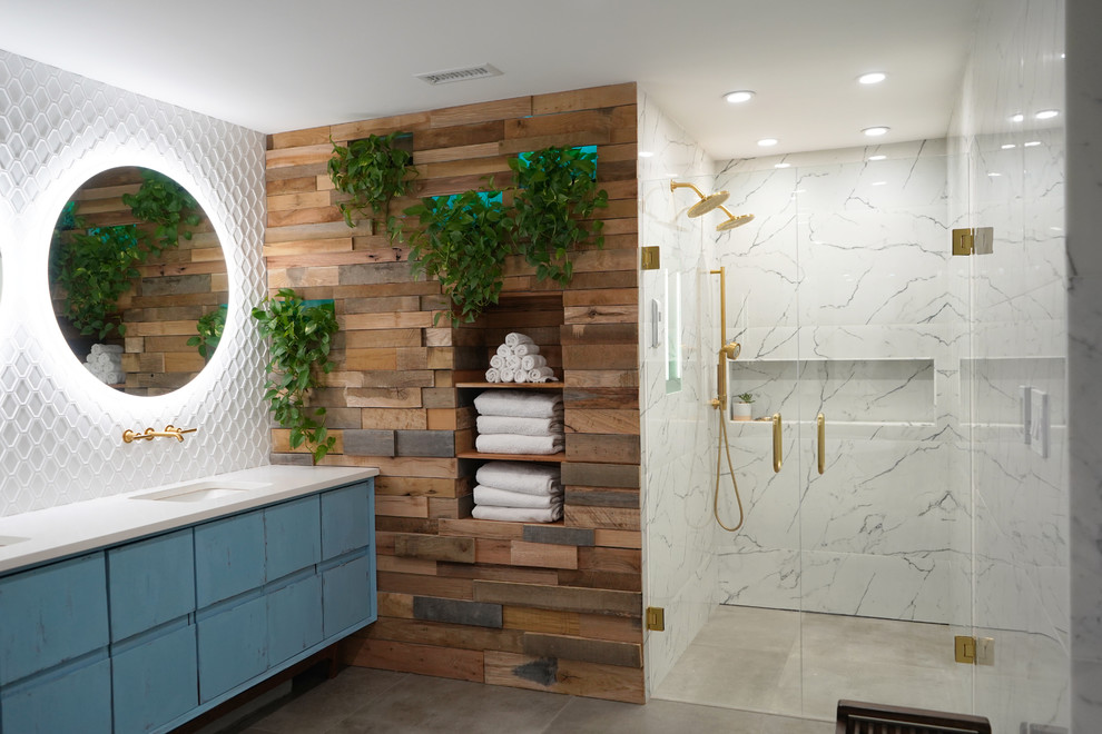 Zellige Look tile project