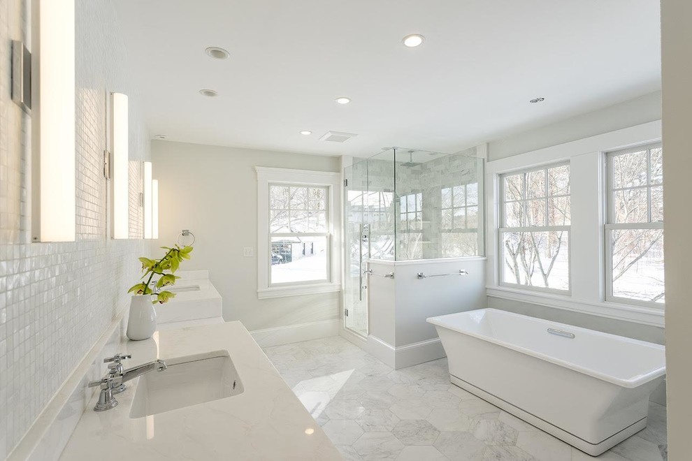 Glass Look tile project