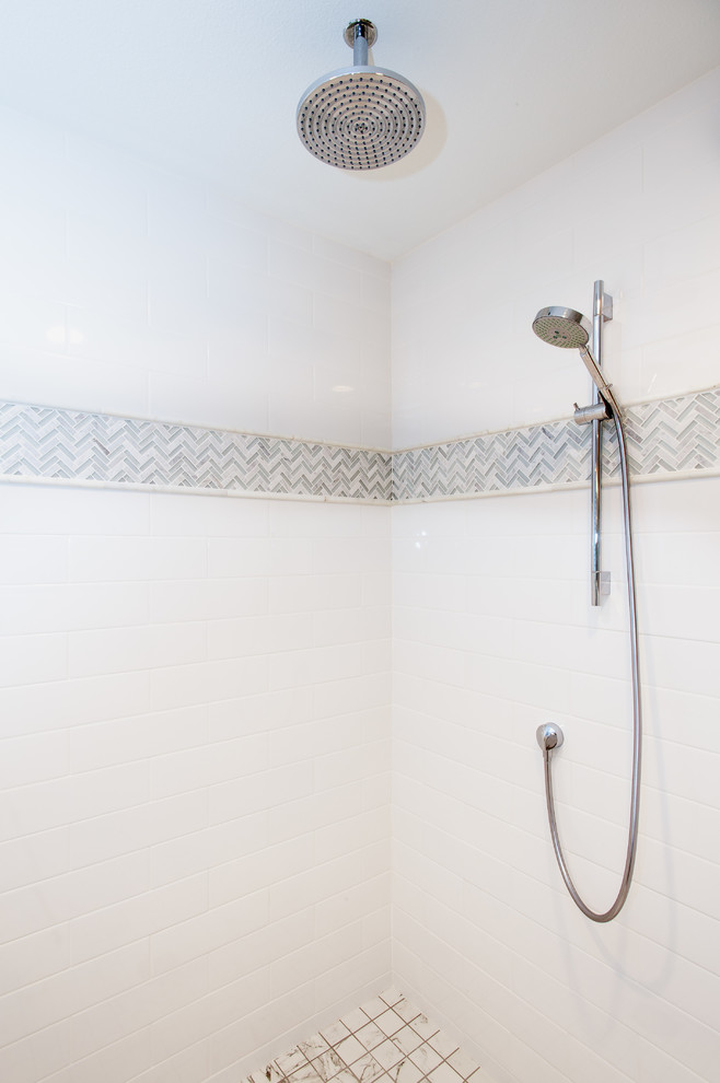 Herringbone tile project