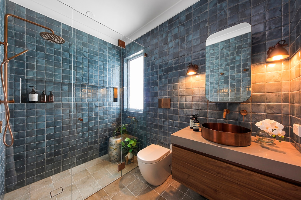 Travertine tile project