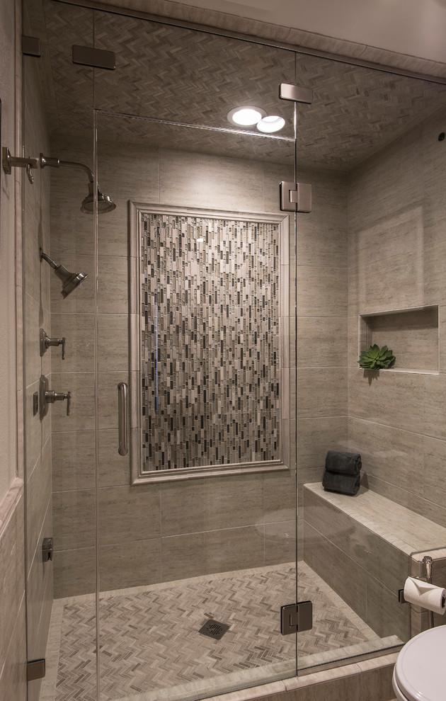 Herringbone tile project