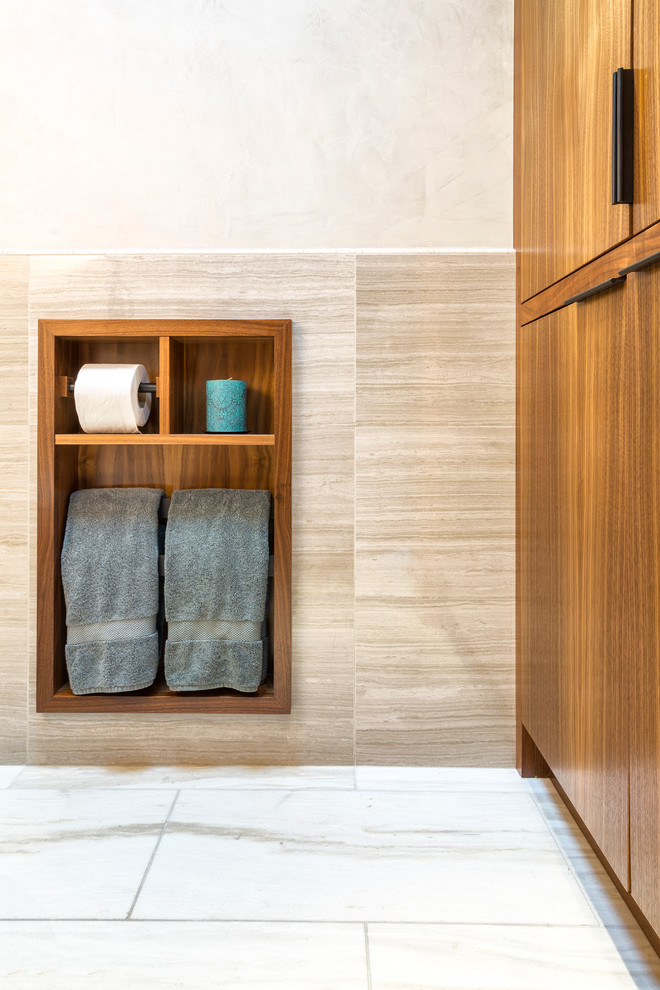 Travertine tile project