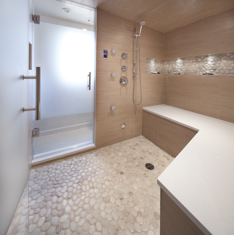 Pebble Look tile project