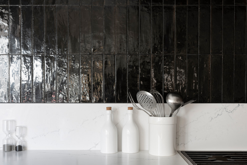 "Not Everything Is Black and White" Contemporary Interior