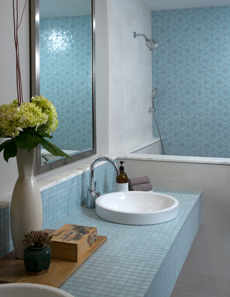 Geometric Look tile project