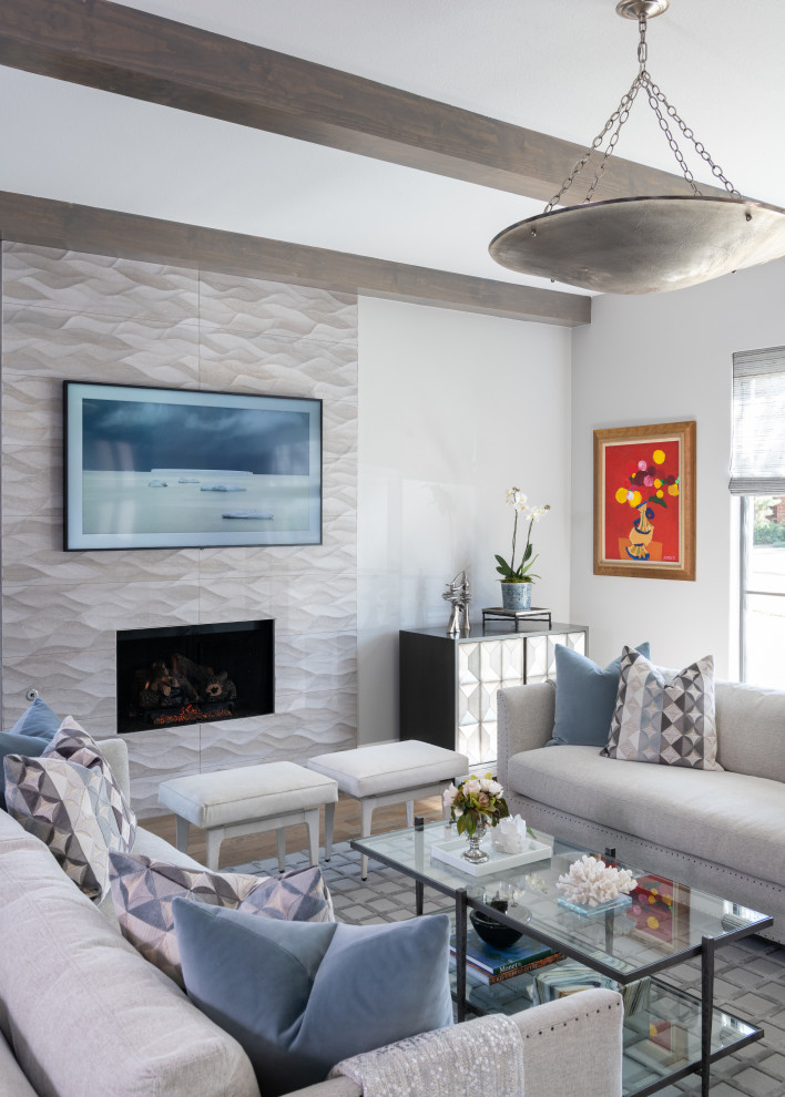 Fireplace tile project