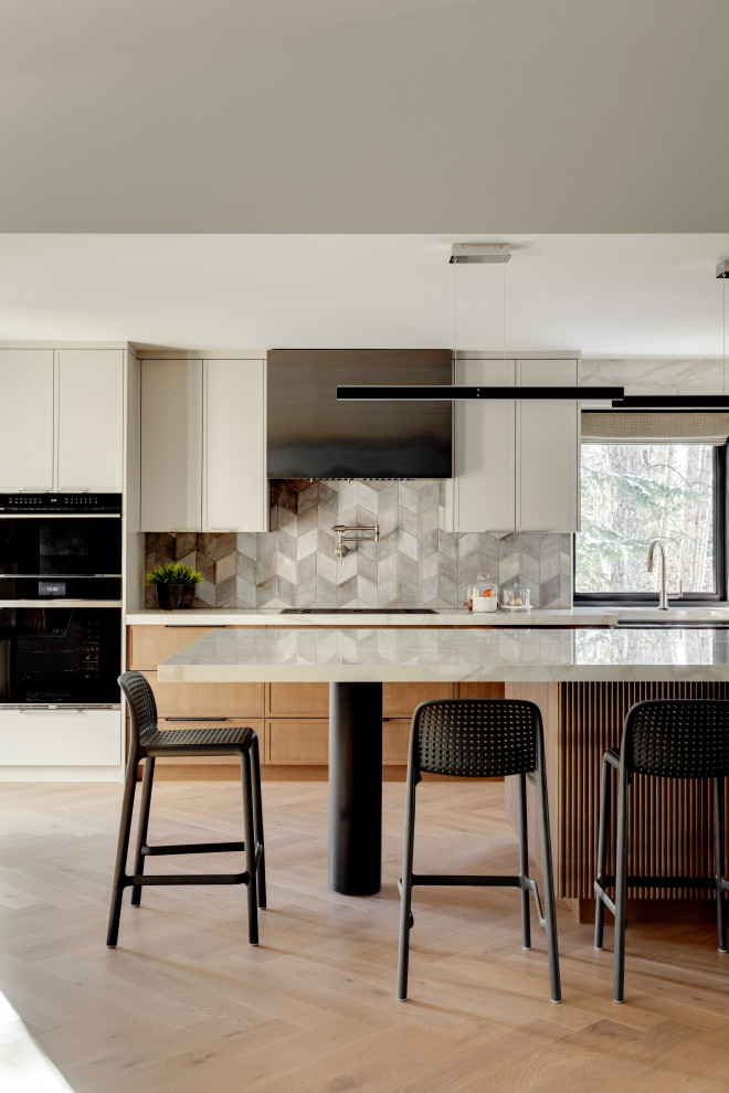Taupe tile project