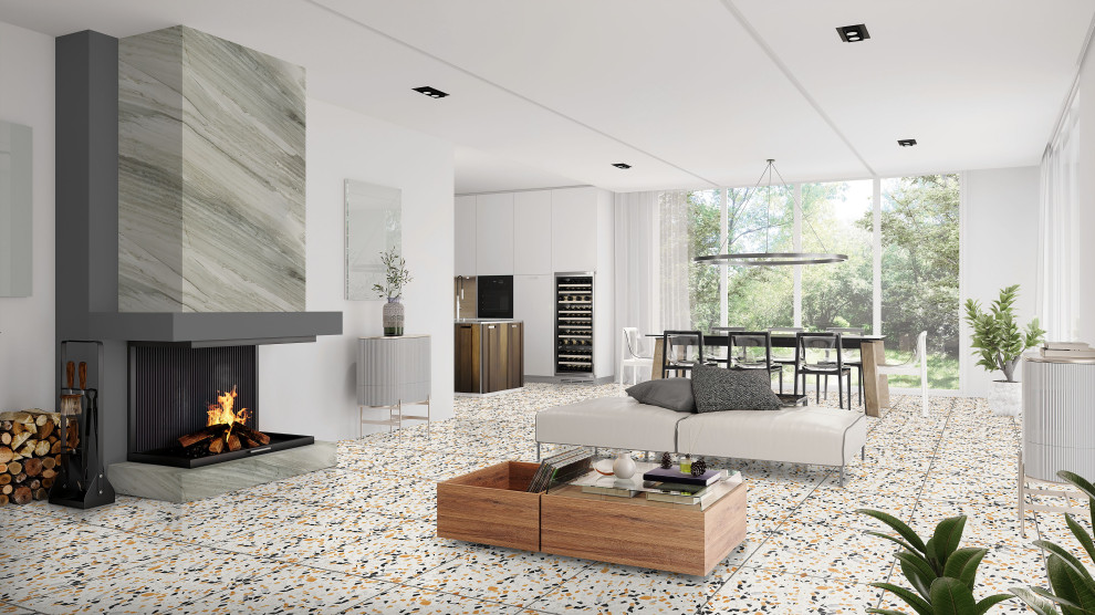 Terrazzo Look tile project