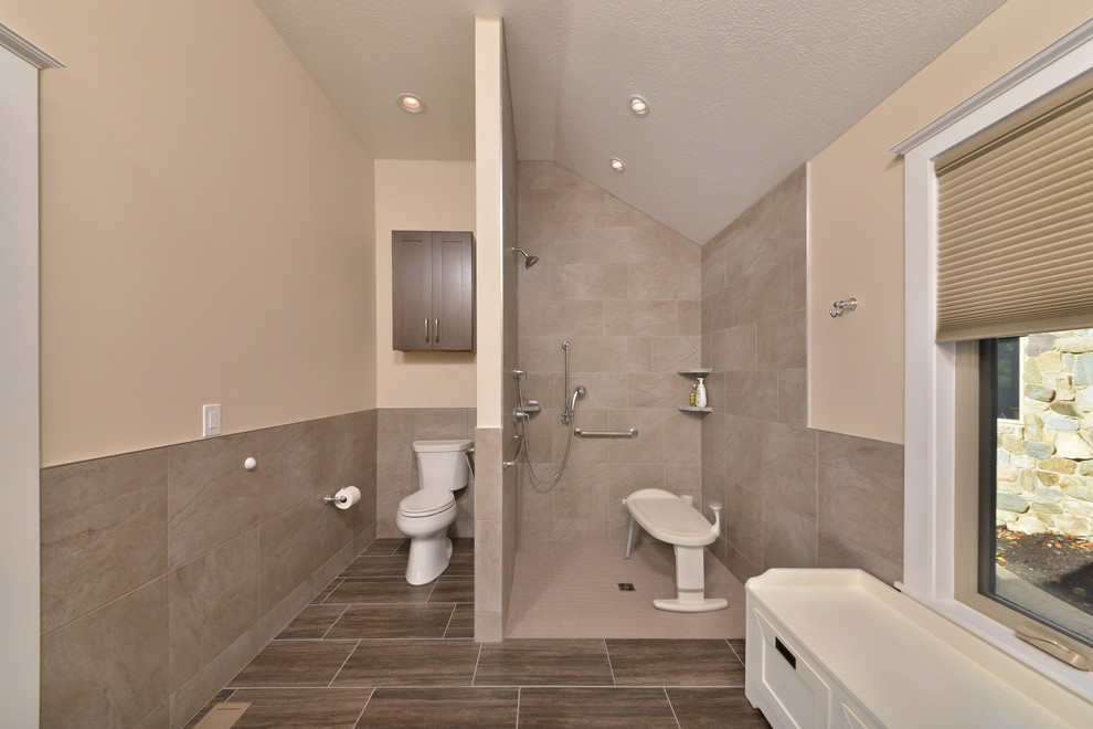 Taupe tile project
