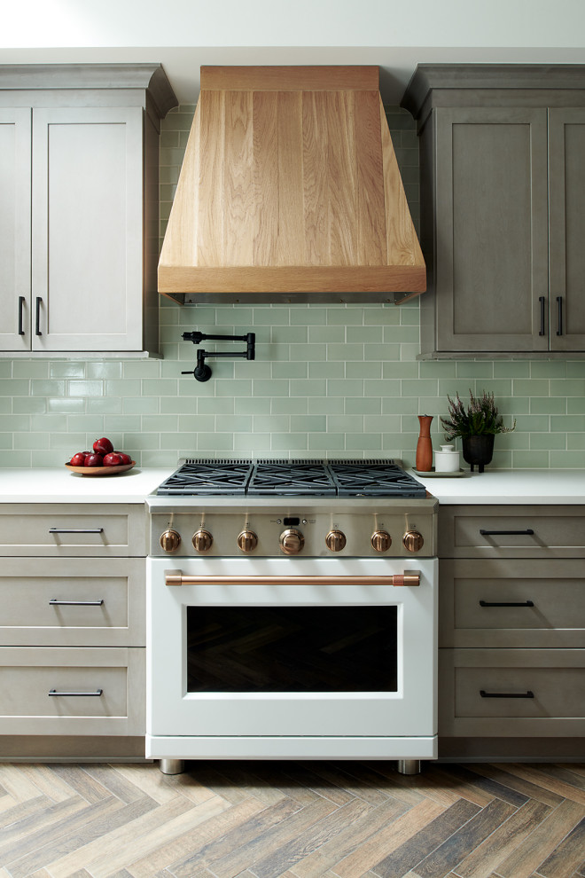 Herringbone tile project
