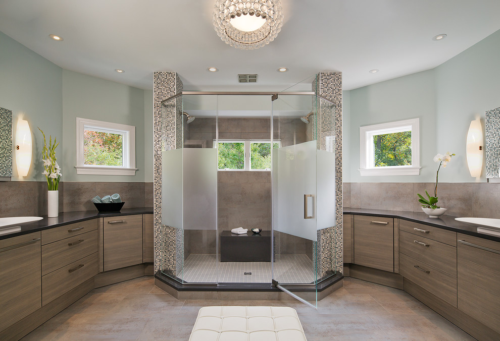 Taupe tile project