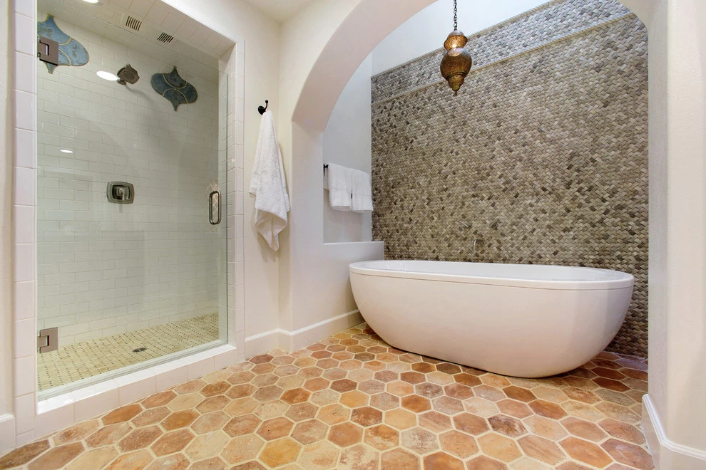 Rustic Mediterranean Bathroom