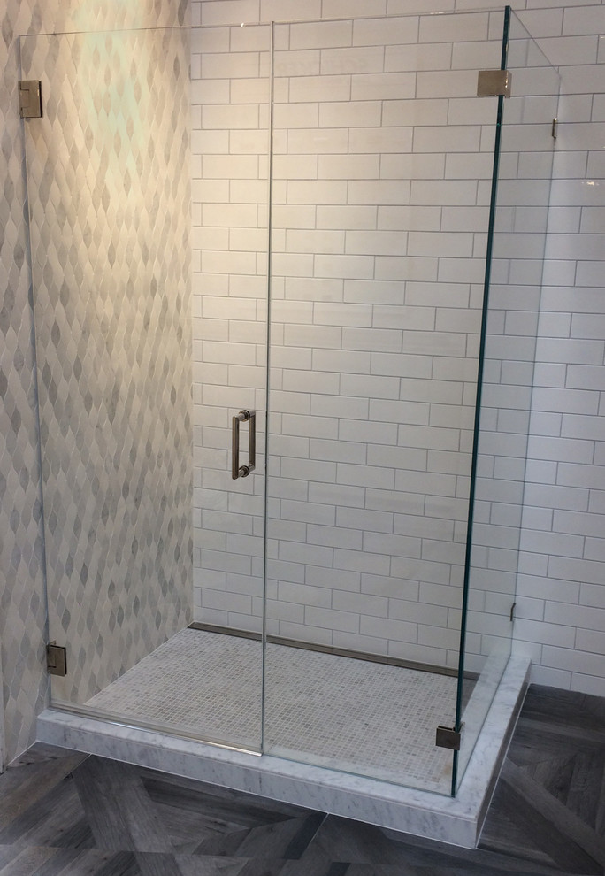 Herringbone tile project
