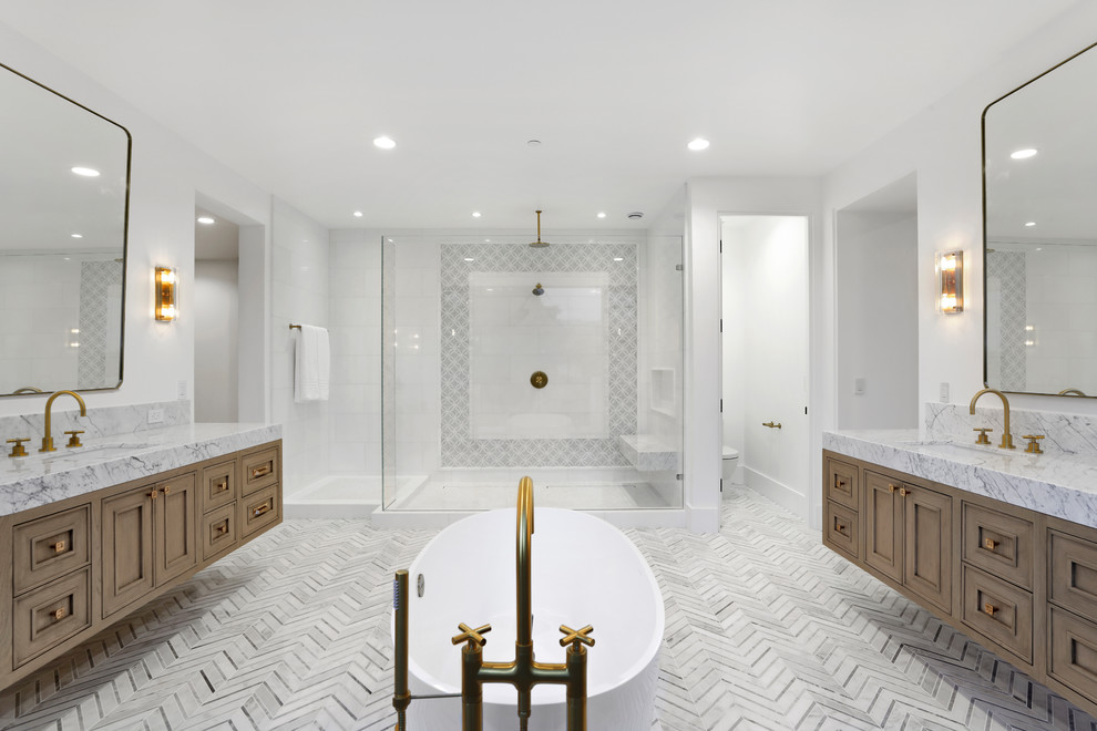 Herringbone tile project