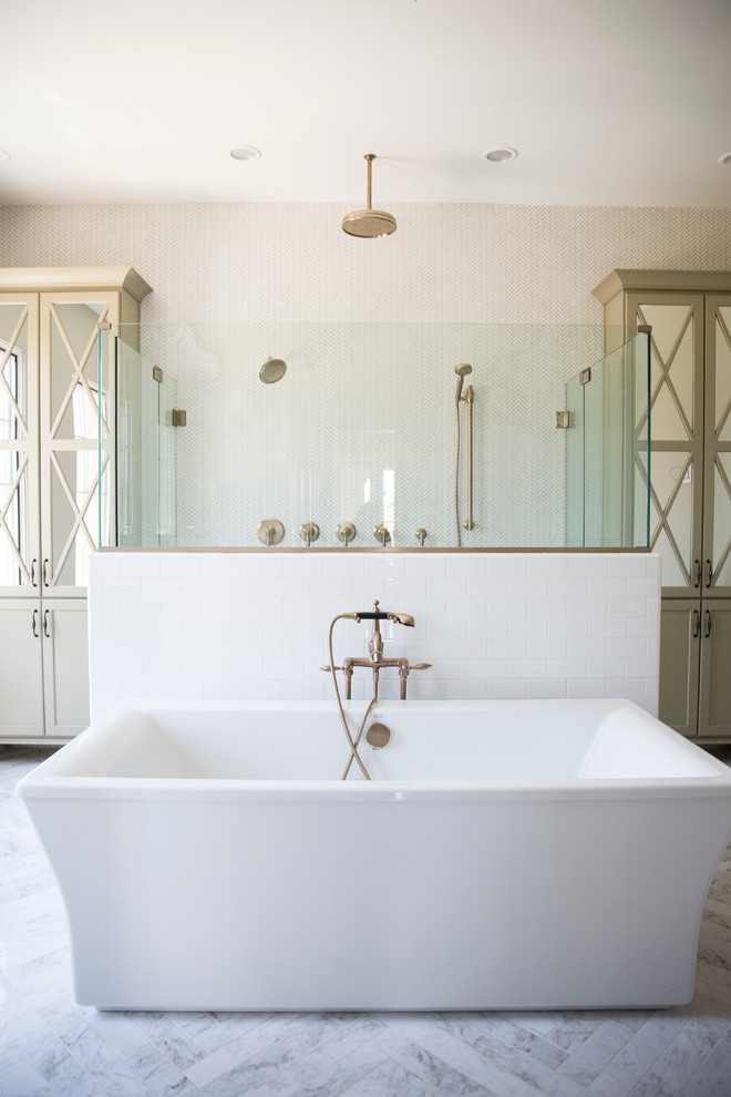 Herringbone tile project