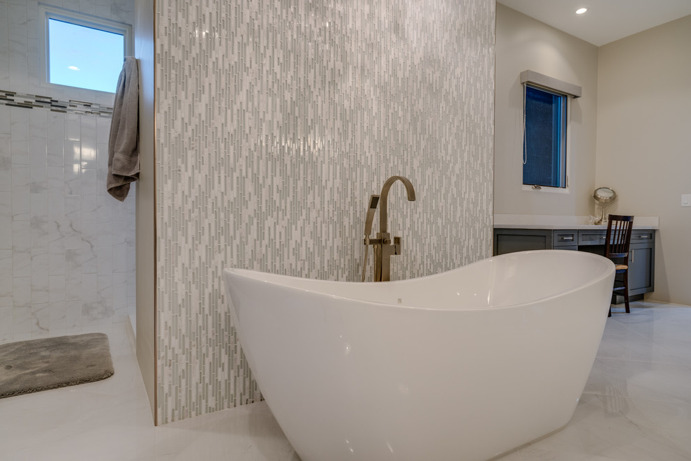 Glass Look tile project
