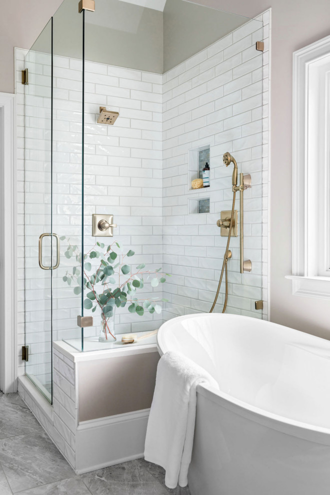 Watkinsville Master Bath Blue remodel