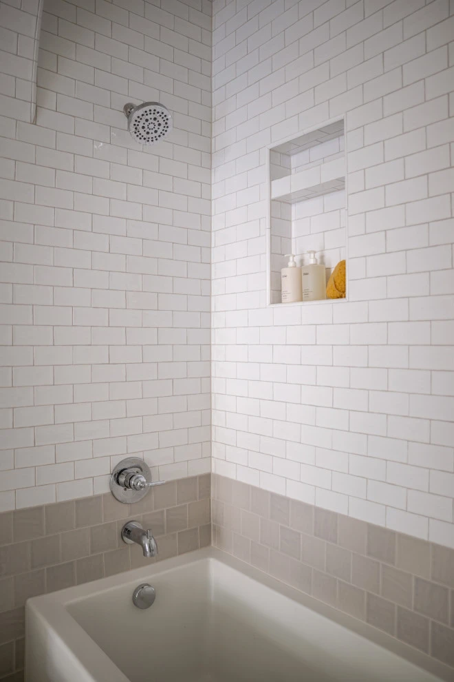 White Subway Tile Bathroom Wall Ideas